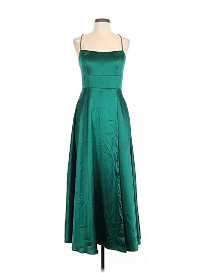 Pre-owned Lulus Cocktail Dress In Green