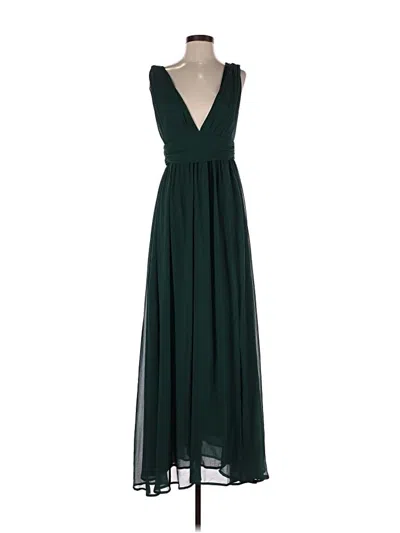 Pre-owned Lulus Cocktail Dress In Green