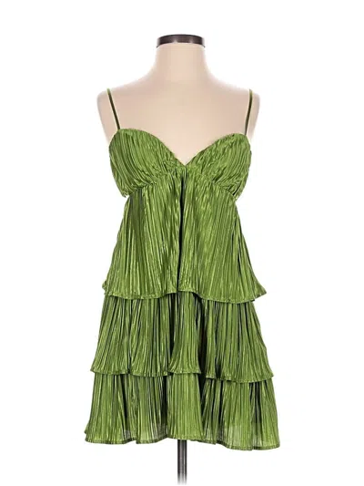Pre-owned Lulus Cocktail Dress In Green