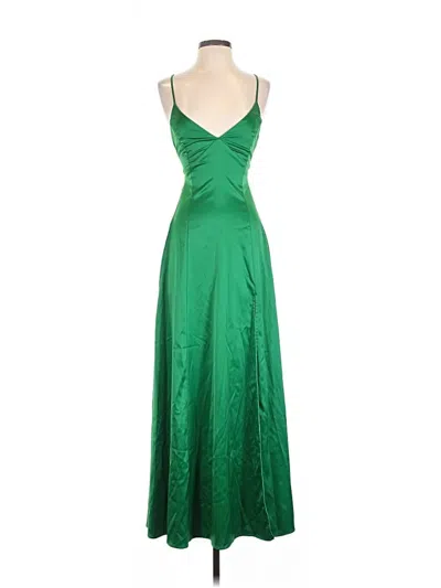 Pre-owned Lulus Cocktail Dress In Green