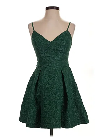 Pre-owned Lulus Cocktail Dress In Green