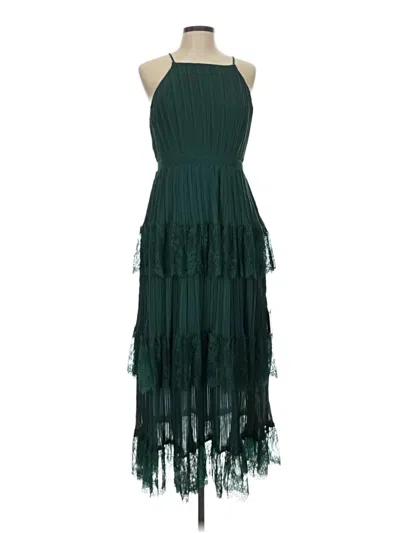Pre-owned Lulus Cocktail Dress In Green