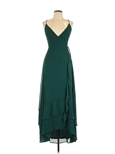 Pre-owned Lulus Cocktail Dress In Green