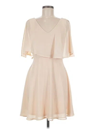 Pre-owned Lulus Cocktail Dress In Ivory