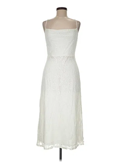 Pre-owned Lulus Cocktail Dress In Ivory