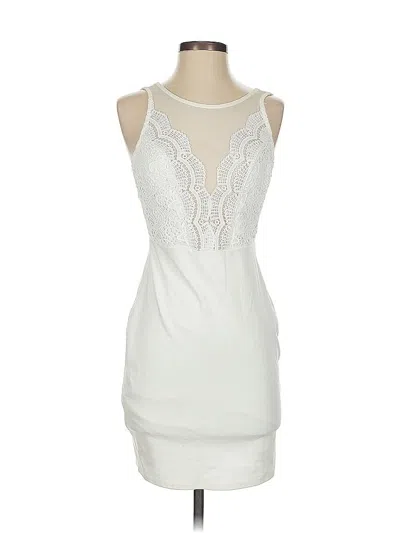 Pre-owned Lulus Cocktail Dress In Ivory