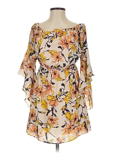 Pre-owned Lulus Cocktail Dress In Ivory