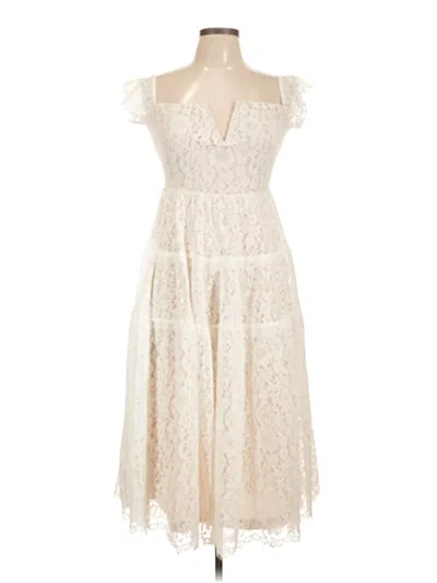 Pre-owned Lulus Cocktail Dress In Ivory