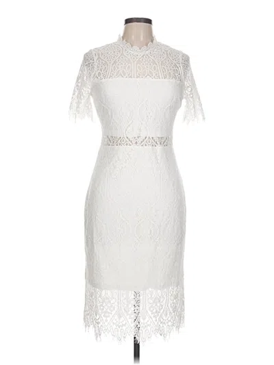 Pre-owned Lulus Cocktail Dress In Ivory