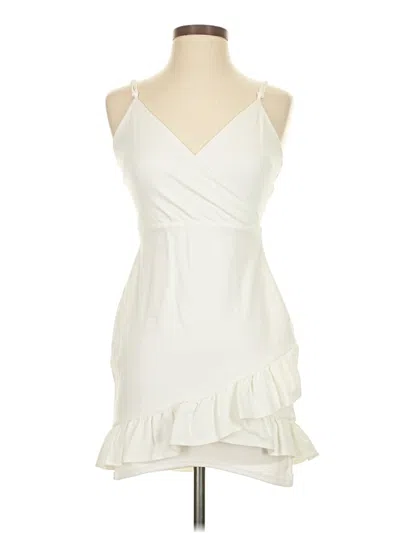 Pre-owned Lulus Cocktail Dress In Ivory