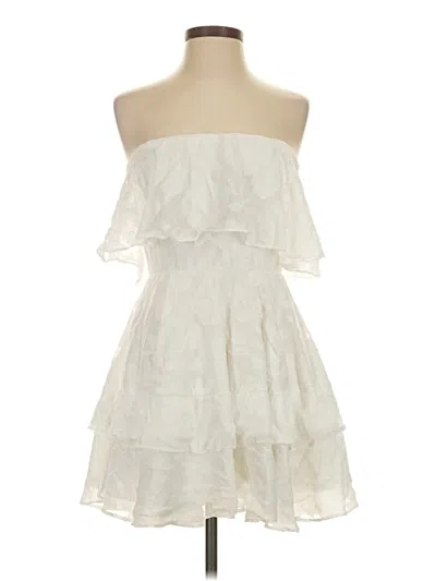 Pre-owned Lulus Cocktail Dress In Ivory