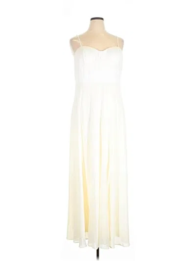 Pre-owned Lulus Cocktail Dress In Ivory