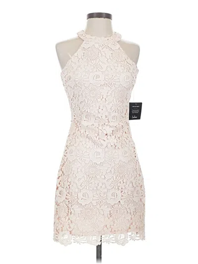Pre-owned Lulus Cocktail Dress In Ivory
