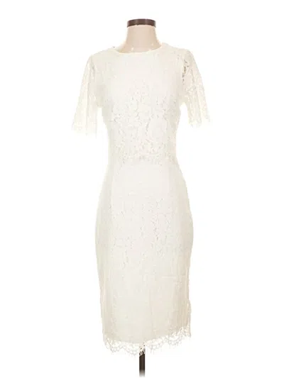 Pre-owned Lulus Cocktail Dress In Ivory