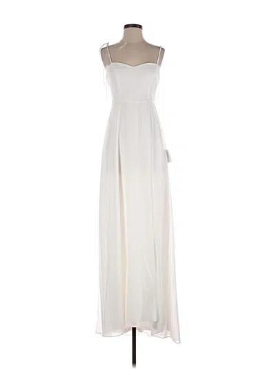 Pre-owned Lulus Cocktail Dress In Ivory