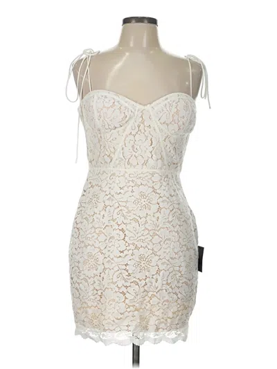 Pre-owned Lulus Cocktail Dress In Ivory