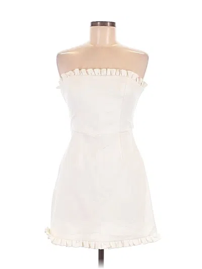 Pre-owned Lulus Cocktail Dress In Ivory
