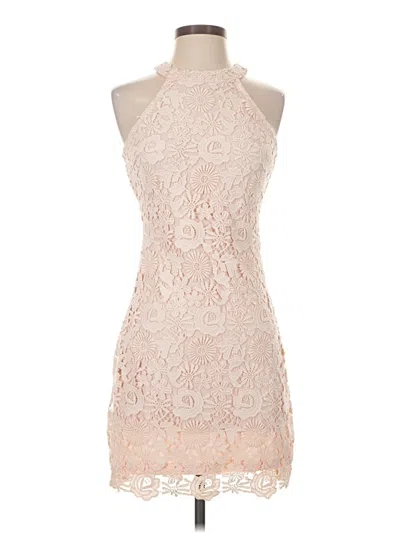 Pre-owned Lulus Cocktail Dress In Ivory