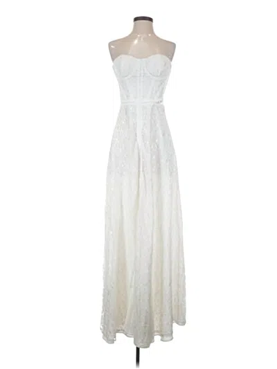 Pre-owned Lulus Cocktail Dress In Ivory