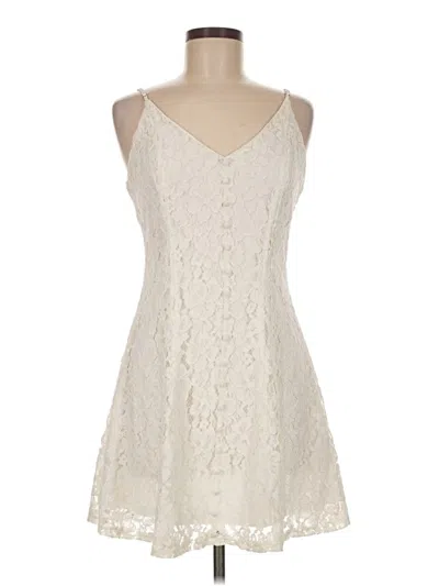 Pre-owned Lulus Cocktail Dress In Ivory
