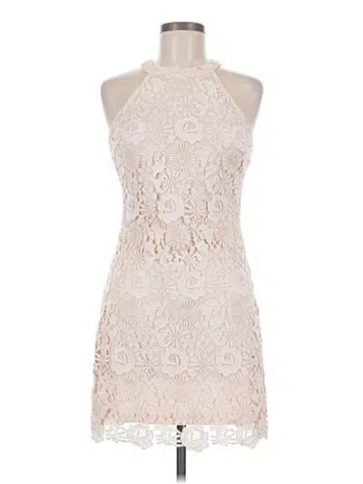 Pre-owned Lulus Cocktail Dress In Ivory