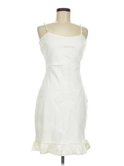Pre-owned Lulus Cocktail Dress In Ivory