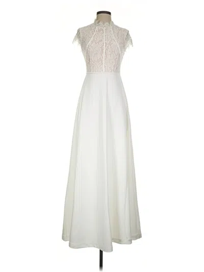Pre-owned Lulus Cocktail Dress In Ivory