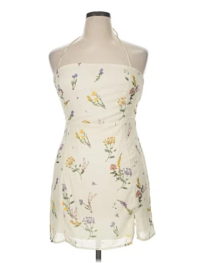 Pre-owned Lulus Cocktail Dress In Ivory