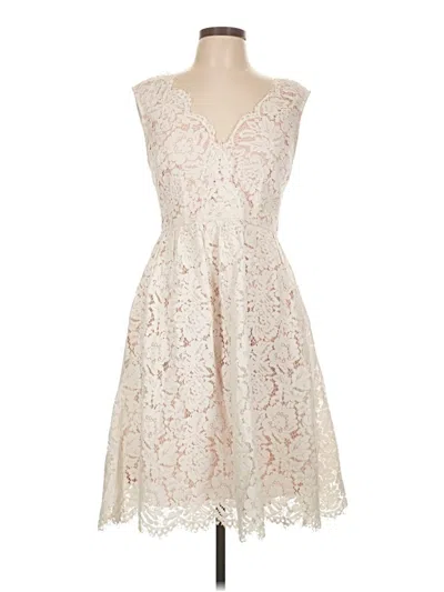 Pre-owned Lulus Cocktail Dress In Ivory