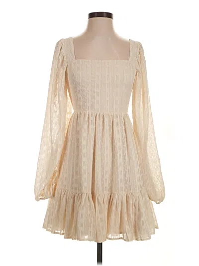 Pre-owned Lulus Cocktail Dress In Ivory