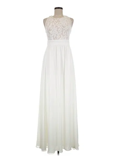 Pre-owned Lulus Cocktail Dress In Ivory