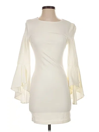 Pre-owned Lulus Cocktail Dress In Ivory