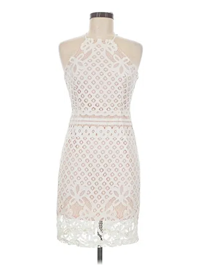Pre-owned Lulus Cocktail Dress In Ivory