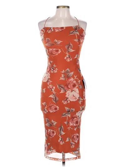 Lulus Cocktail Dress In Orange