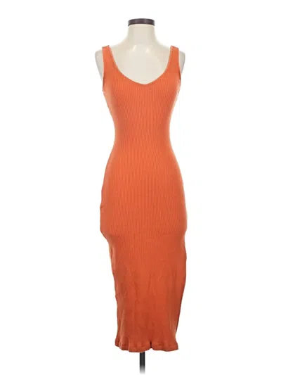 Pre-owned Lulus Cocktail Dress In Orange