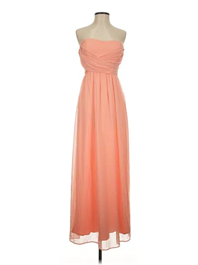 Pre-owned Lulus Cocktail Dress In Orange