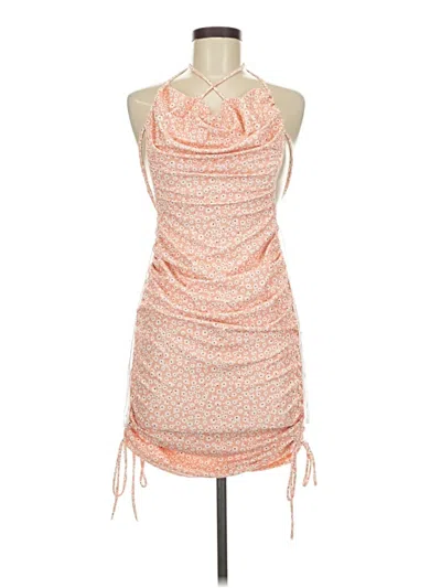 Pre-owned Lulus Cocktail Dress In Orange
