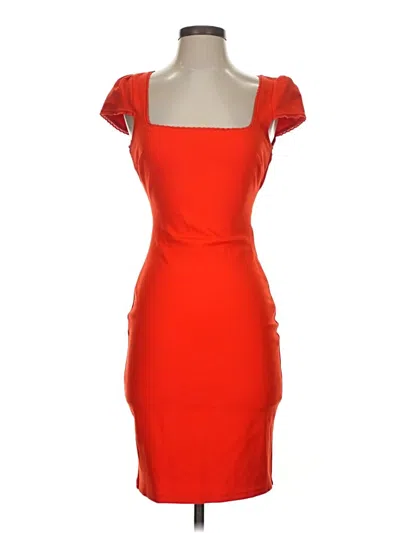 Pre-owned Lulus Cocktail Dress In Orange