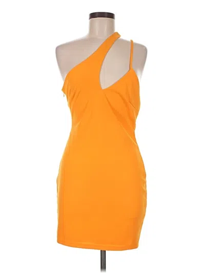 Pre-owned Lulus Cocktail Dress In Orange