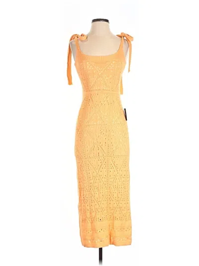 Pre-owned Lulus Cocktail Dress In Orange