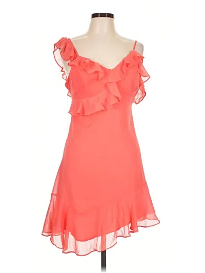 Pre-owned Lulus Cocktail Dress In Orange