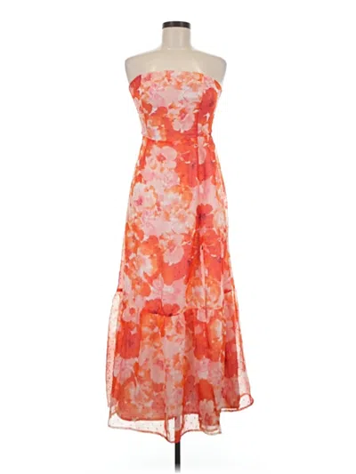 Pre-owned Lulus Cocktail Dress In Orange