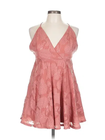 Pre-owned Lulus Cocktail Dress In Pink