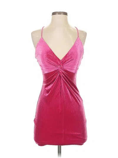 Pre-owned Lulus Cocktail Dress In Pink