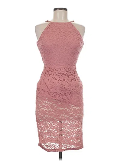 Pre-owned Lulus Cocktail Dress In Pink