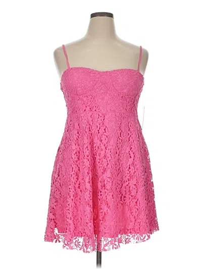 Pre-owned Lulus Cocktail Dress In Pink