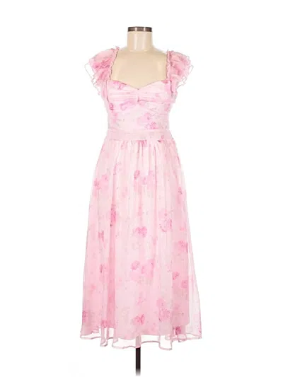 Pre-owned Lulus Cocktail Dress In Pink