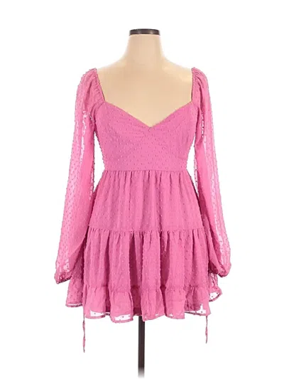 Pre-owned Lulus Cocktail Dress In Pink