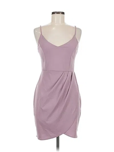Pre-owned Lulus Cocktail Dress In Purple