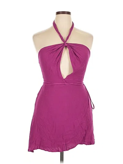 Pre-owned Lulus Cocktail Dress In Purple